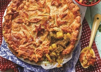 Golden delicious | Curried mutton pie