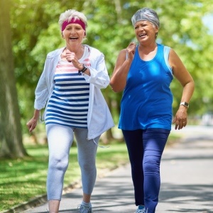Getting moving can do wonders for seniors' health. 