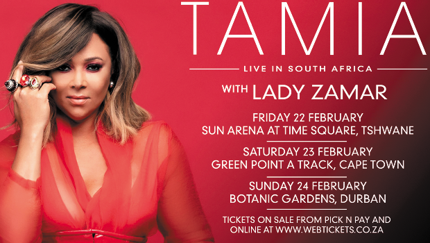 tamia south africa tour dates