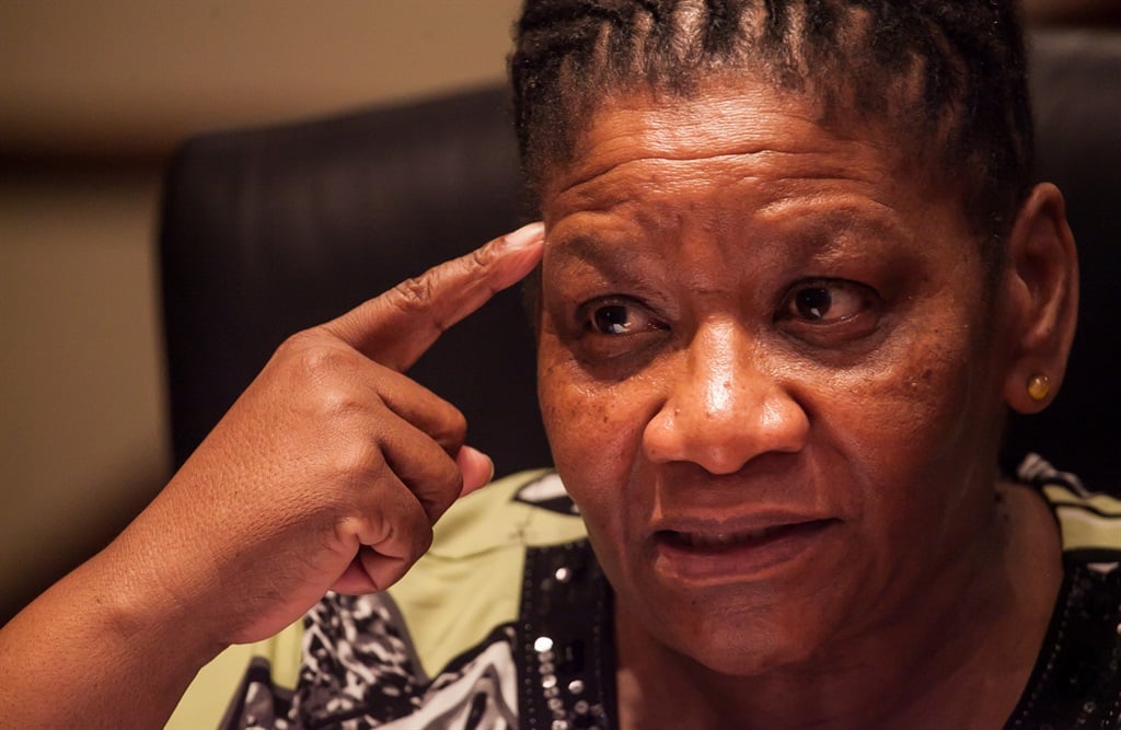Defence Minister Thandi Modise has issued a stern warning to those taking part in the planned national shutdown on Monday that soldiers would be on standby. Photo: Deon Raath 