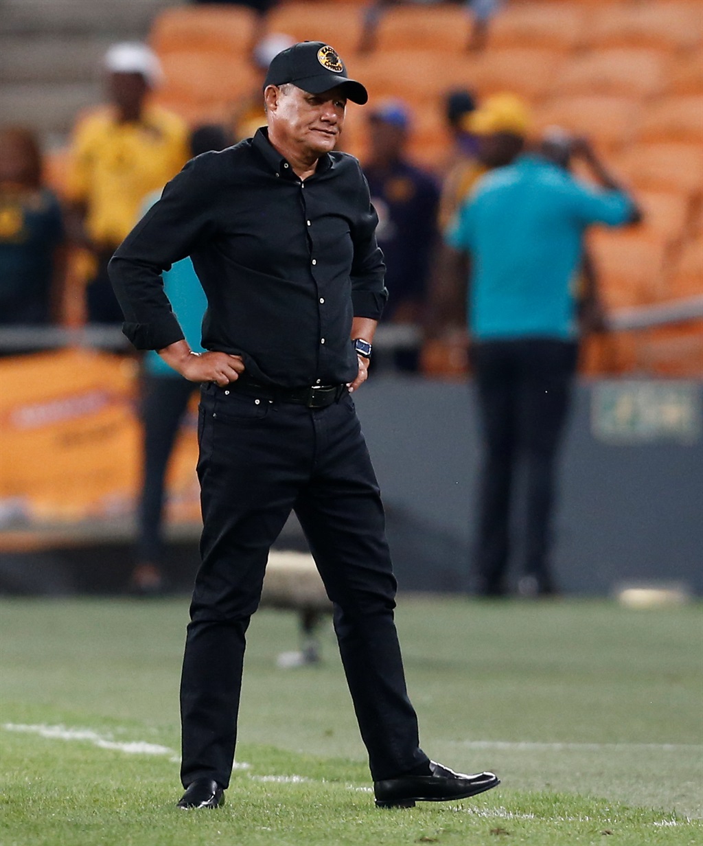JOHANNESBURG, SOUTH AFRICA - APRIL 02: Kaizer Chiefs head coach Cavin Johnson during the DStv Premiership match between Kaizer Chiefs and Stellenbosch FC at FNB Stadium on April 02, 2024 in Johannesburg, South Africa. (Photo by Gallo Images)