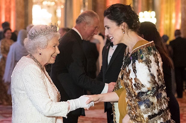 Queen Elizabeth and Jacinda Ardern (Photo: Getty Images)