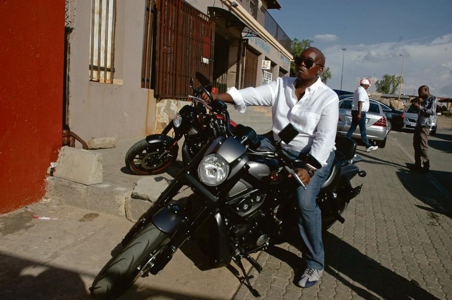 Elijah Masinga doesn't want to ride for politics but for fun! Photo by Phineas Khoza