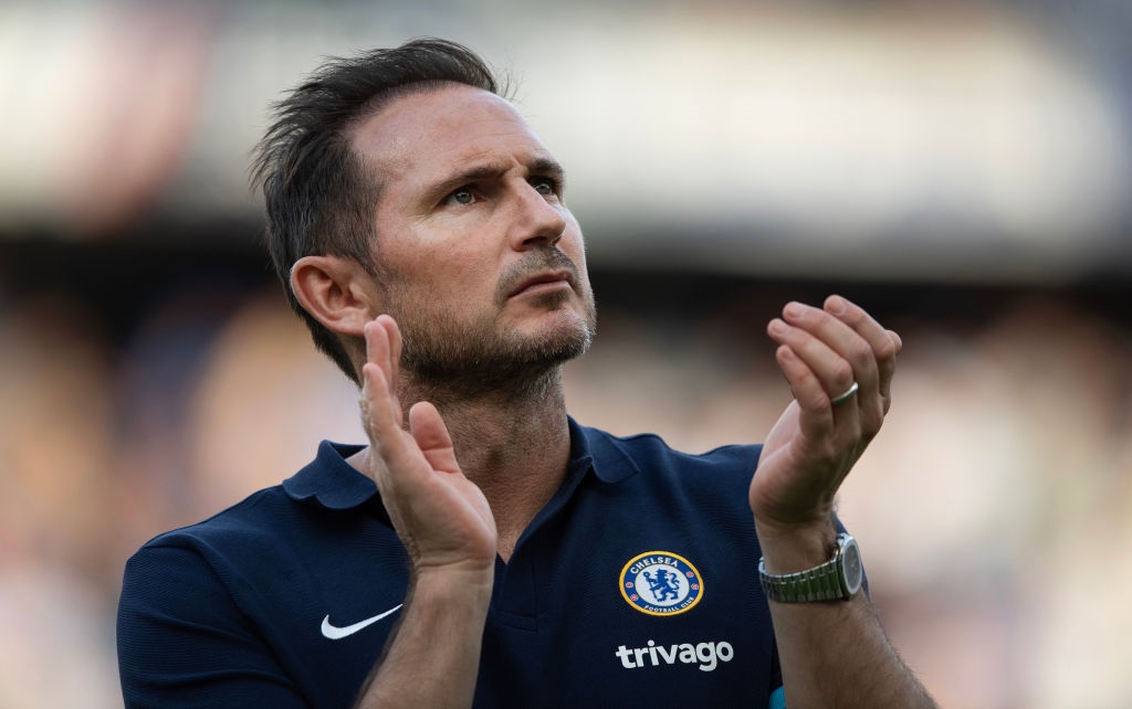 LONDON, ENGLAND - MAY 28:  Chelsea interim manager, Frank Lampard during the Premier League match between Chelsea FC and Newcastle United at Stamford Bridge on May 28, 2023 in London, England. (Photo by Visionhaus/Getty Images)