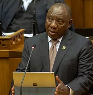 President Cyril Ramaphosa delivering his second State of the Nation Address. (Netwerk24)