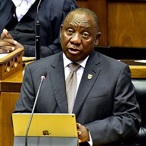 President Cyril Ramaphosa delivering his State of the Nation Address. (Photo: GCIS)