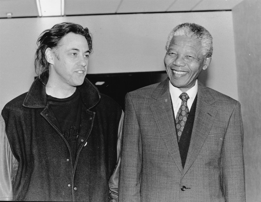 Nelson Mandela with ANC President Oliver Reginald 