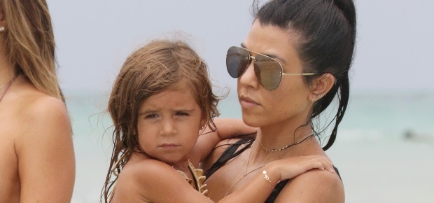 Kourtney and daughter Penelope. (Photo: Getty/Gallo Images)