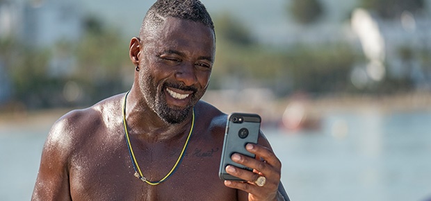 Idris Elba in Turn Up Charlie. (Nick Wall/Netflix)