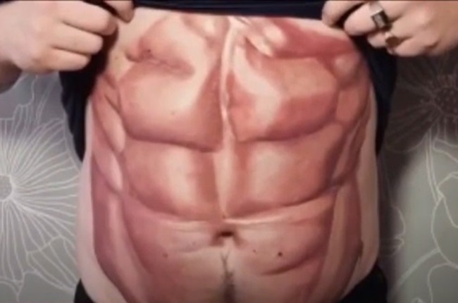 UK Man Gets Abs Tattooed On Stomach To Become 