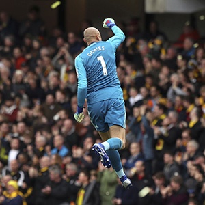 Watford goalkeeper Heurelho Gomes (AP)