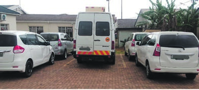 These taxis were impounded by the Kouga Municipality.