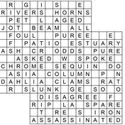 Solution for crossword #165