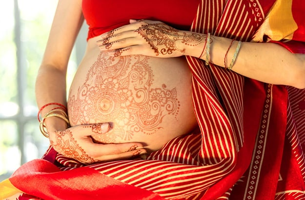 In India, most celebrations involve food, song and dance – baby showers are no different. 