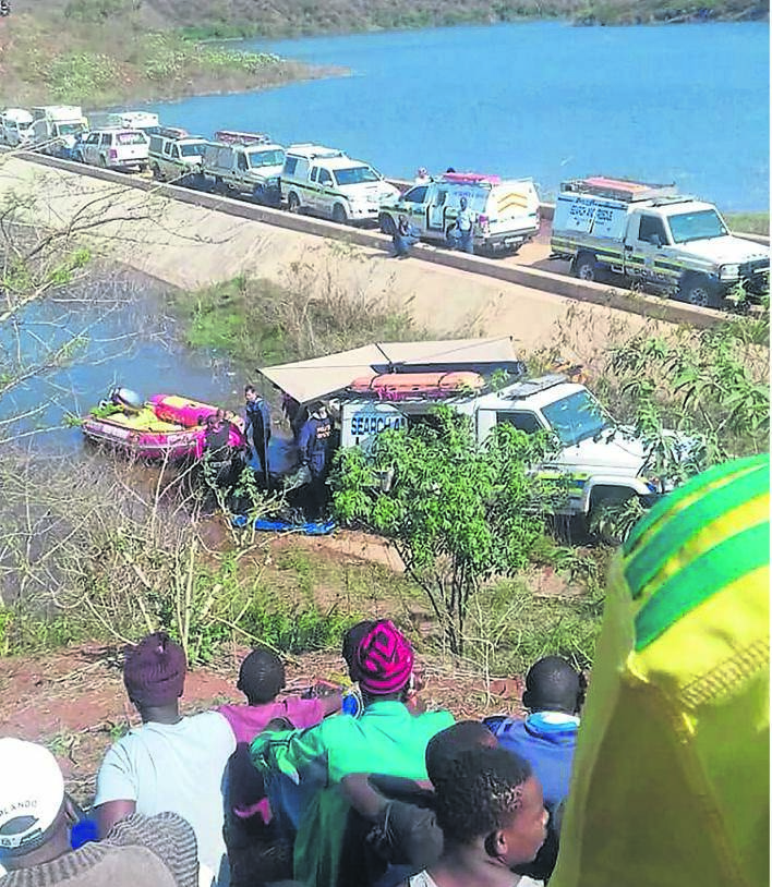 Seven people were pulled out of Mvutshane Dam in 2017 after their driver lost control of the vehicle they were in.