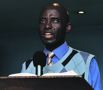Blind pastor Andrew Maluleke gives the church new vision and hope.Photo by Noko Mashilo