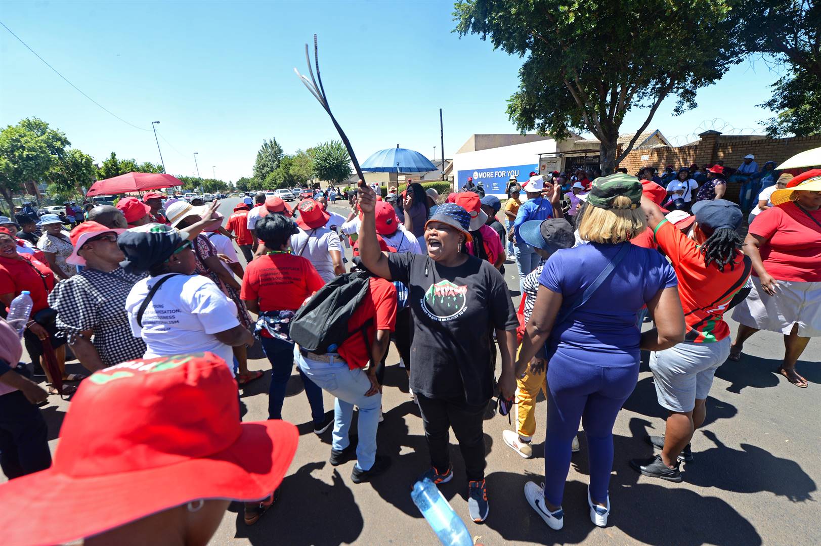Nehawu and several other unions, including the Democratic Nursing Organisation of SA and the Police and Popcru, had since March 6 embarked on a protected strike as they demanded a 10% salary increment. Photo: Melinda Stuurman