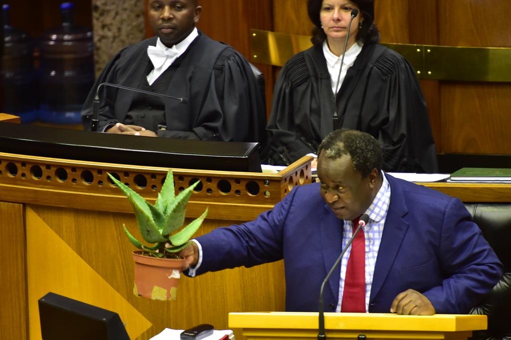 Finance Minister Tito Mboweni delivers his budget speech on February 20 2019. Picture: GCIS