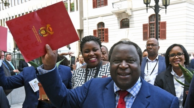 Finance minister Tito Mboweni prior to his 2019 bu