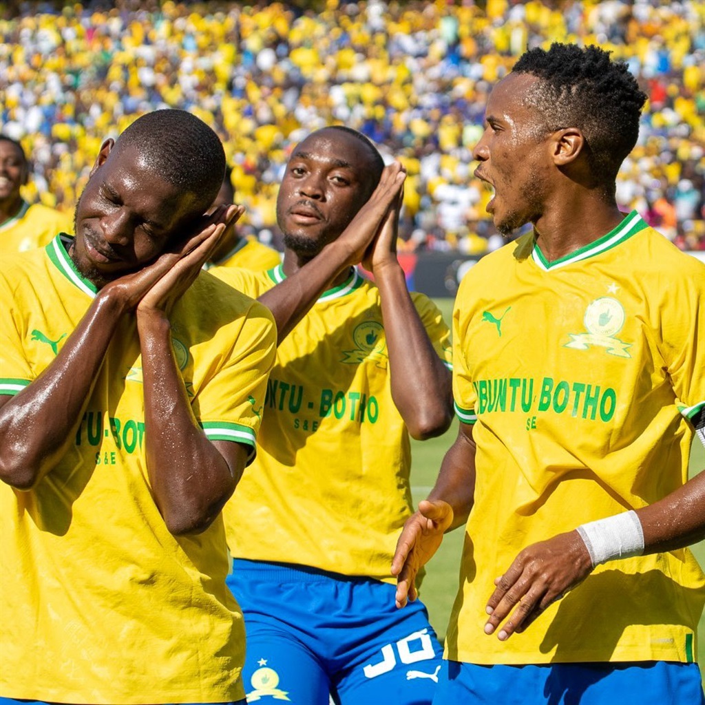 Mamelodi Sundowns during their 5-2 CAF Champions L
