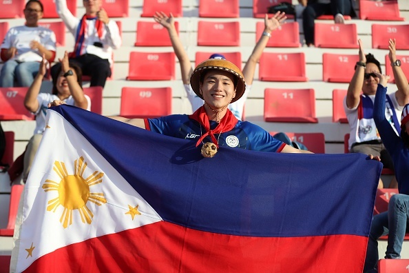 A fan of the Philippines national football team po