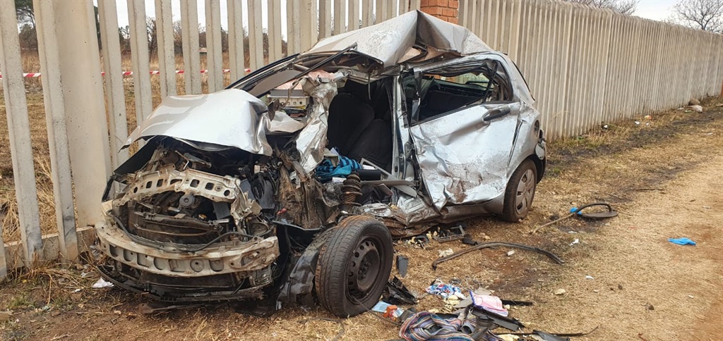 One person died and several others were injured when two vehicles collided in Centurion, Pretoria. Photo Supplied.