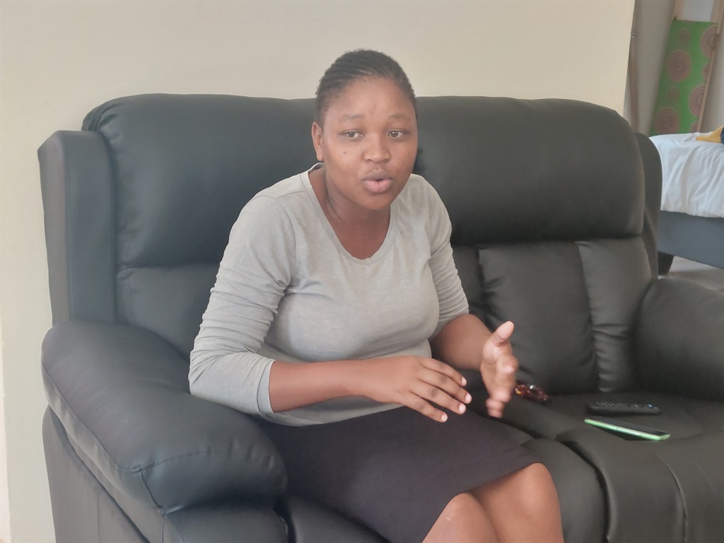 Mother of missing baby Lwazi, Zinhle Mdletshe said