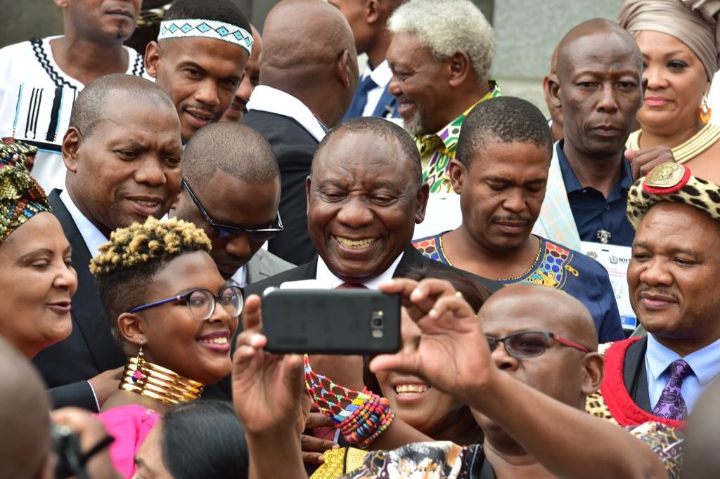 President Cyril Ramaphosa at the time of the annual opening of the National House of Traditional Leaders in the Old Assembly Chamber in Parliament, Cape Town. Picture: GCIS