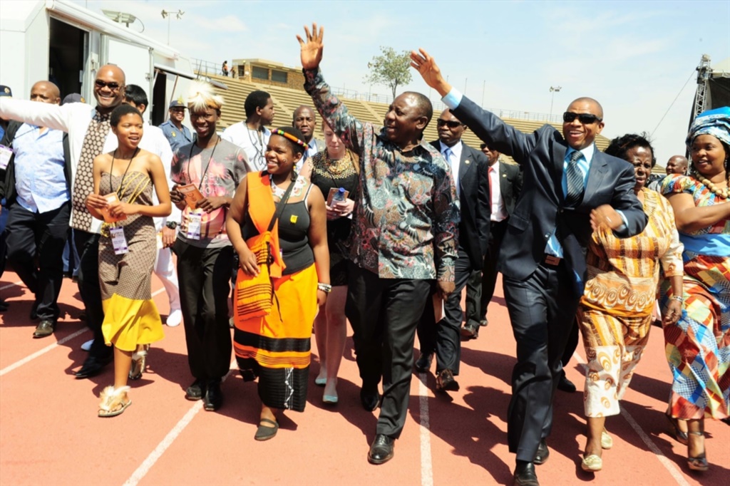 President Cyril Ramaphosa and Supra Mahumapelo don't see eye-to-eye. Picture: Gallo/File