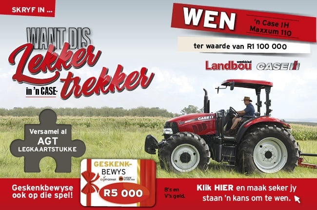 ’n Case IH Maxxum 110-trekker ter waarde van R1 100 000 kan joune wees in Landbouweekblad se splinternuwe kompetisie.