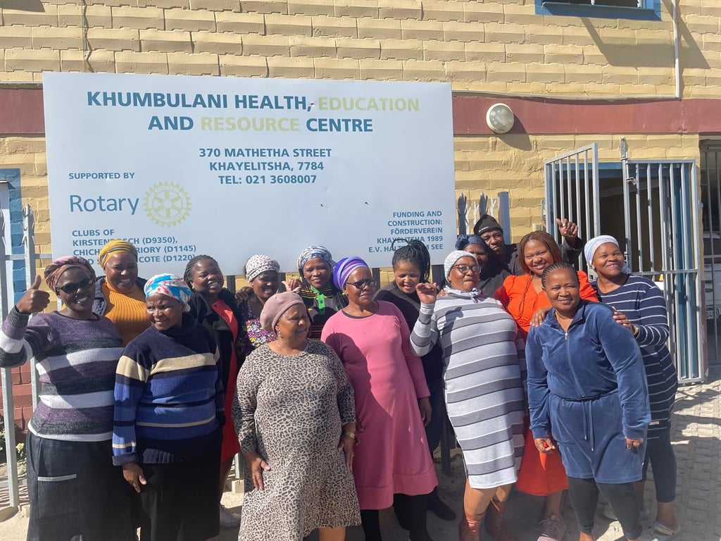 The staff at Khumbulani Health Education Centre in Khayelitsha.
