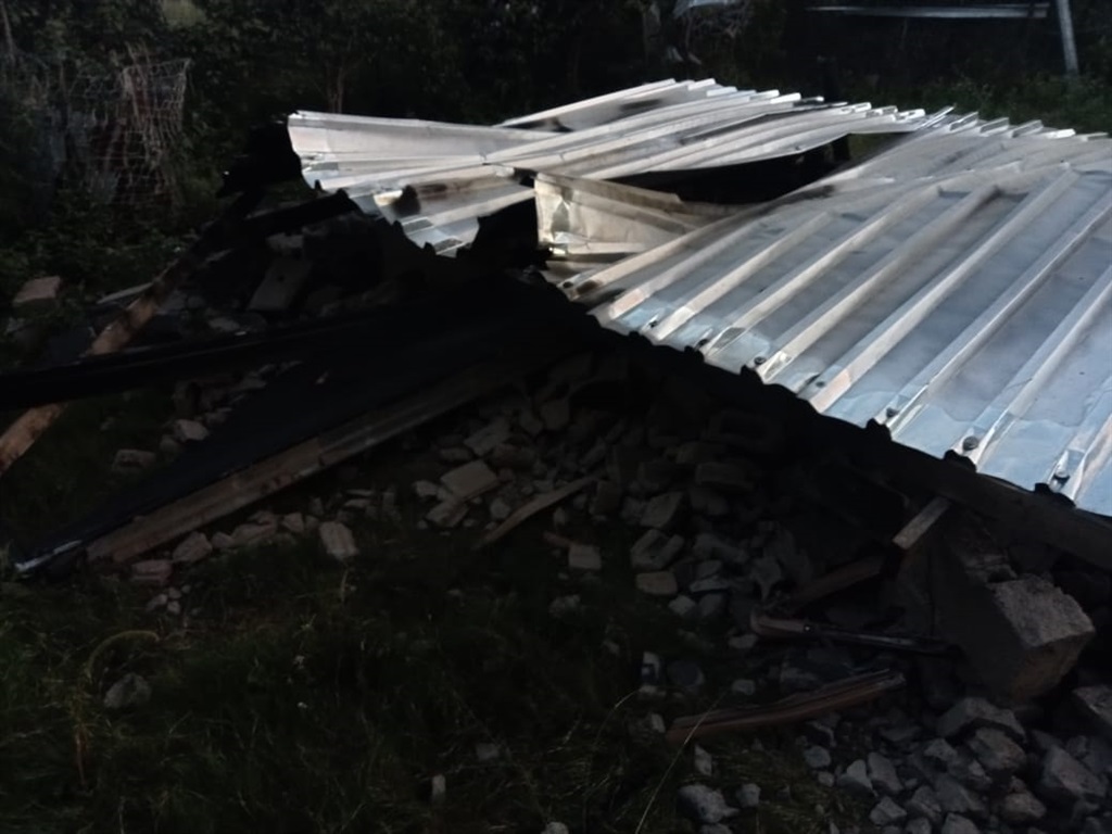The shack belonging to a suspected serial rapist has been demolished. 