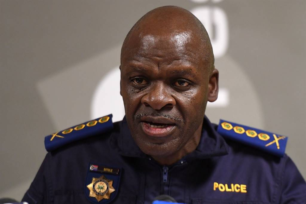 National police commissioner General Khehla Sitole.
