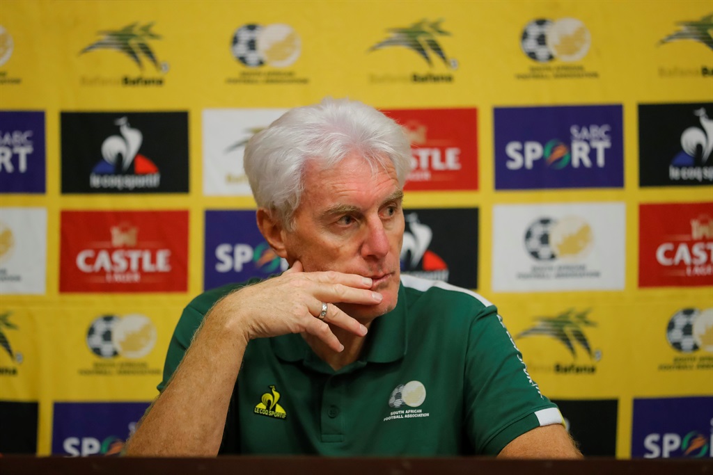 Bafana Bafana head Hugo Broos has threatened to take St Louis City to task if they do not release Njabulo Blom for national duty. Photo: Dirk Kotze/Gallo Images
