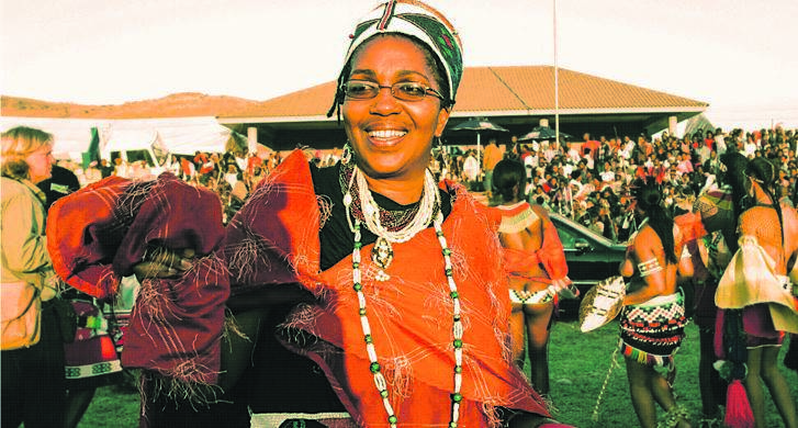 Her Majesty late-Queen Shiyiwe Mantfombi Dlamini Zulu.