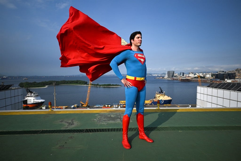 Leonardo Muylaert, 36, known as the Brazilian Superman (Mauro Pimentel/AFP)