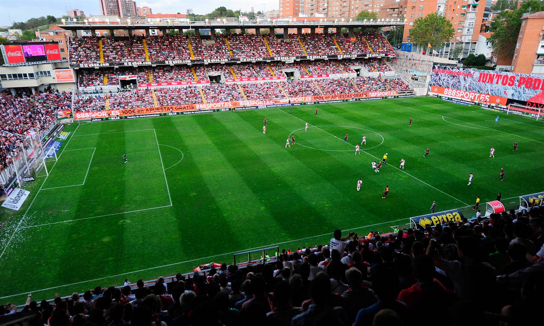 Rayo Vallecano’s home ground Campo de Futbol de Vallecas Stadium Picture: Denis Doyle / FC Barcelona via Getty Images)