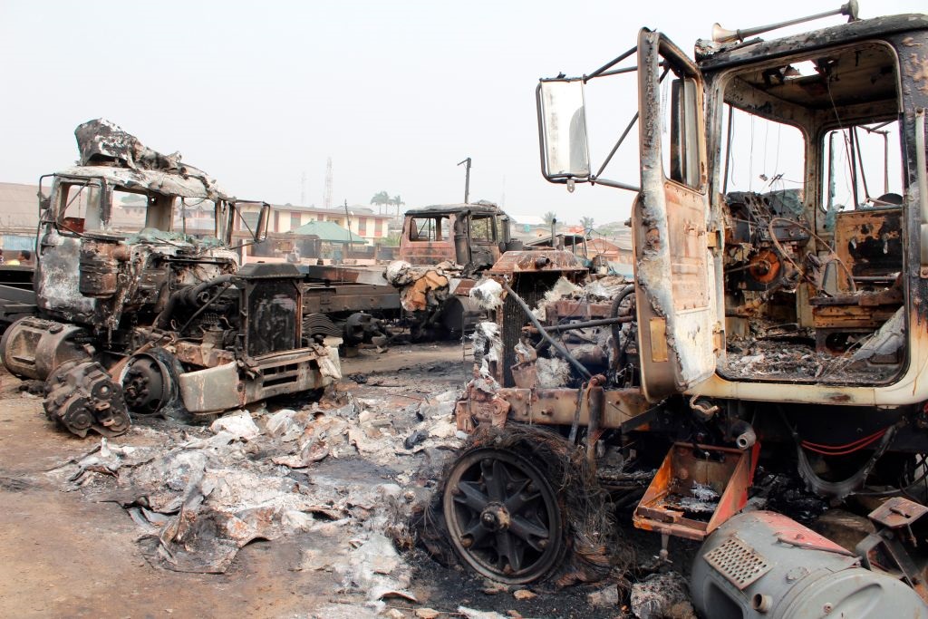 Three people were killed, with multiple injured, in a bomb blast in north-eastern Nigeria. 