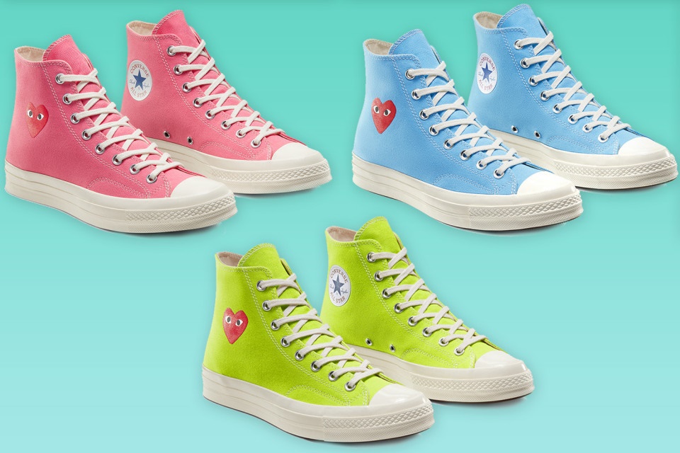 Converse collabs with Comme des Garcons for bright colours | Daily Sun