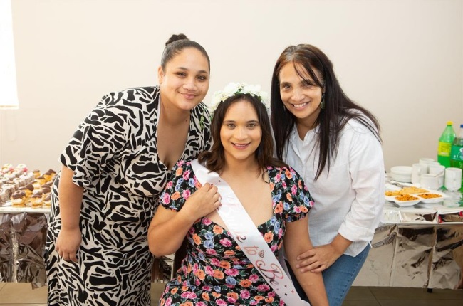 Zephany's bridal shower was attended by her sister