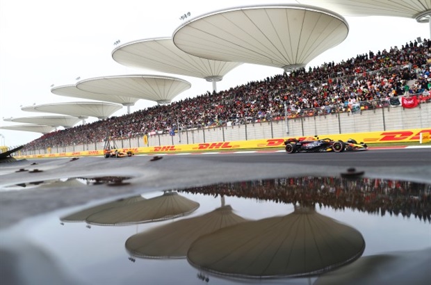 <p>Max Verstappen rounded off a dominant weekend with victory in the first Chinese Grand Prix for five years on Sunday to extend his world championship lead a day after romping to sprint victory.</p><p>The three-time world champion controlled the race on its return to the Shanghai International Circuit for the first time since 2019 to finish 13.7 seconds ahead of McLaren's Lando Norris with Red Bull teammate Sergio Perez third.</p><p><strong>- AFP</strong></p><p><em>Photo by Peter Fox/Getty Images)</em><strong></strong></p>