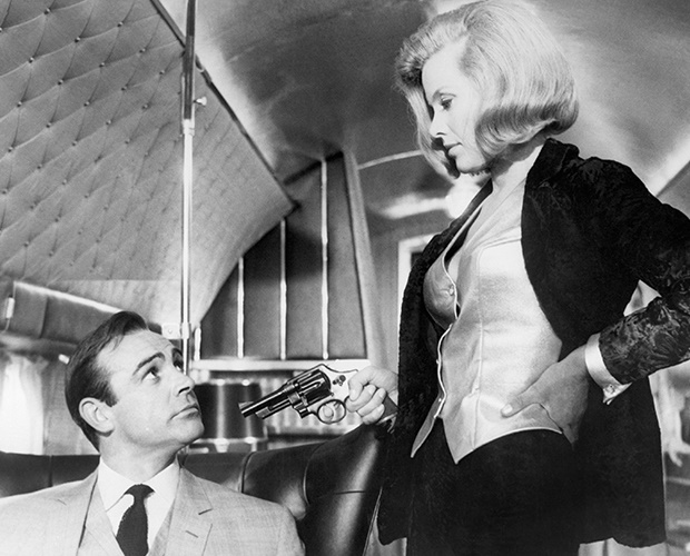 Sean Connery and Honor Blackman in 'Goldfinger.'