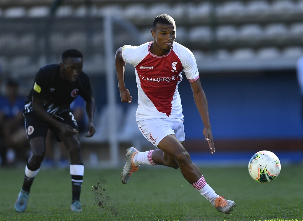 Cape Town Spurs striker Ashley Cupido has attracted interest in Gauteng. (Photo by Ashley Vlotman/Gallo Images)
