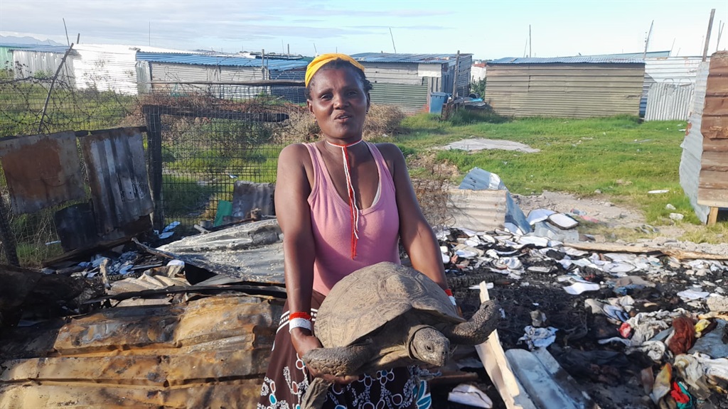 Nolubabalo Blom said jealous izangoma sent vutha to destroy her home. Photo by Lulekwa Mbadamane