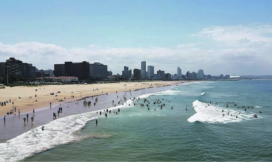 Durban Beachfront is a huge attraction for visitors. Picture: Christiaan Cloete 