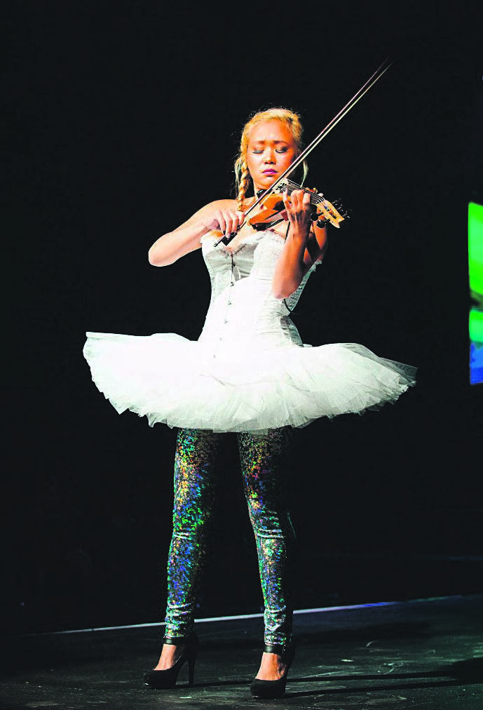 MAKING MUSIC The violinist who shook the Kyalami Convention Centre with her breathtaking performance