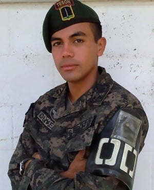 Lieutenant Tito Olivera Gonzalez. (CENTRALEUROPEANNEWS/WWW.MAGAZINEFEATURES.CO.ZA)
