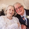 Elderly couple finally tie the knot after 43 years of dating