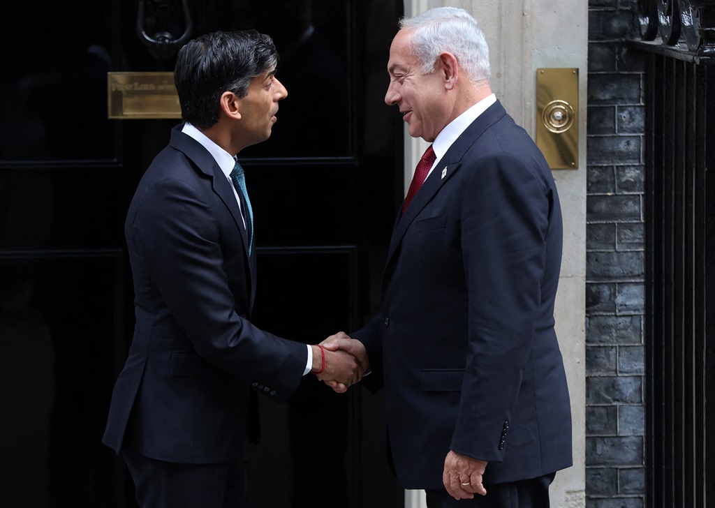 ‘Malu!’: Protes di London saat Netanyahu dari Israel bertemu dengan Perdana Menteri Inggris