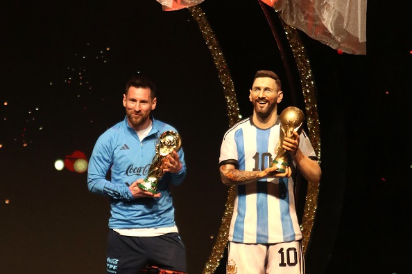 Lionel Messi has been honoured with a statue at the CONMEBOL Museum.